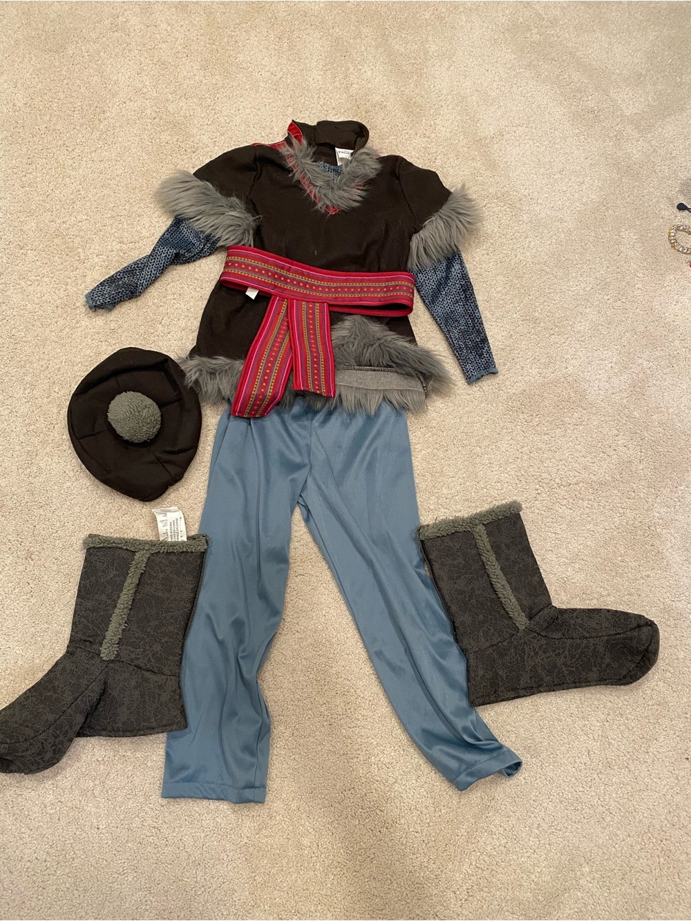 Disney Frozen Kristoff Costume, size xs (3T-4T)